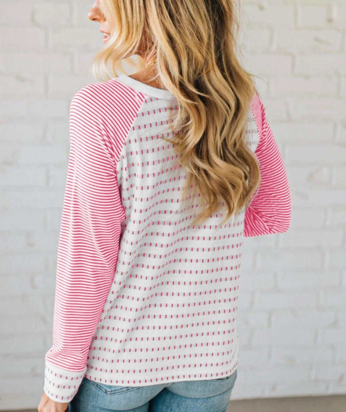 Pink Ditsy Top