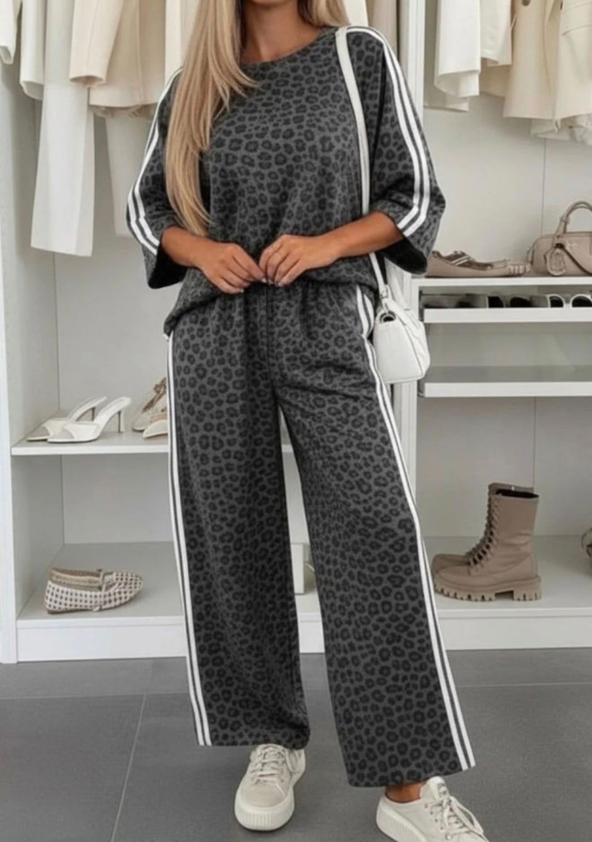 Leopard Jersey Set