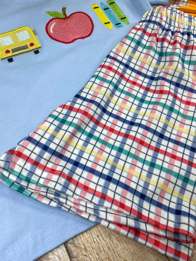 School Days Boys Short Set